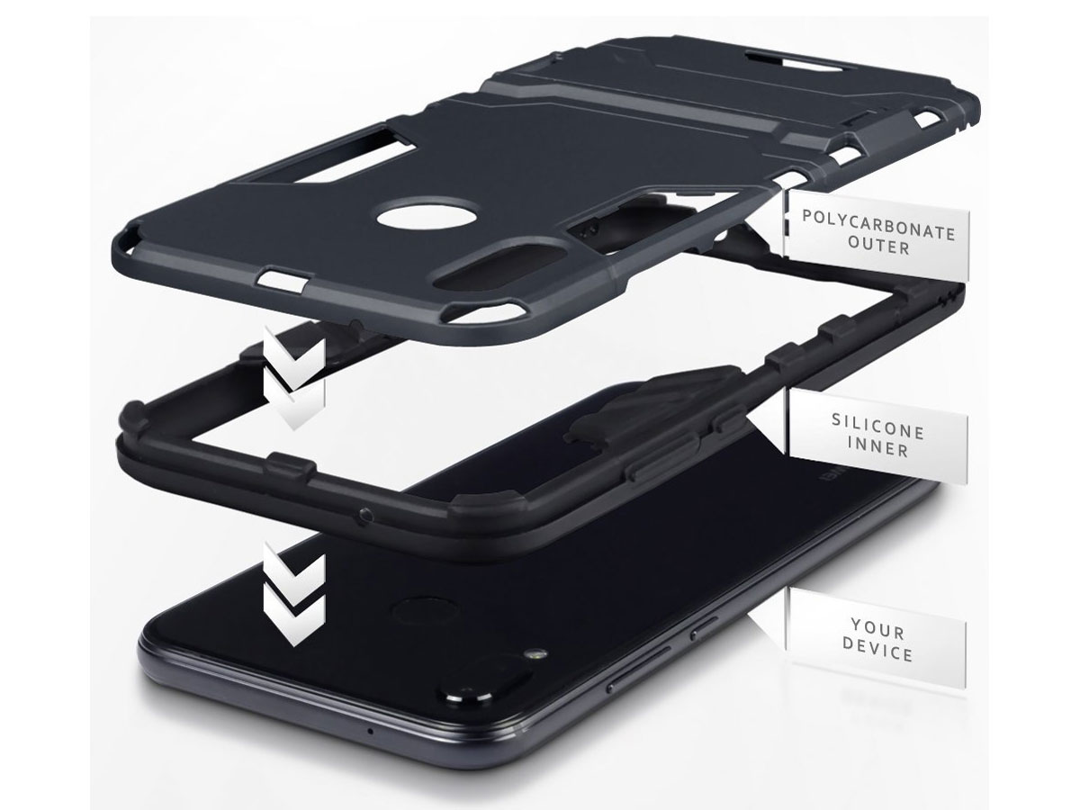 CaseBoutique Dual Layer Case - Huawei P20 Lite Hoesje