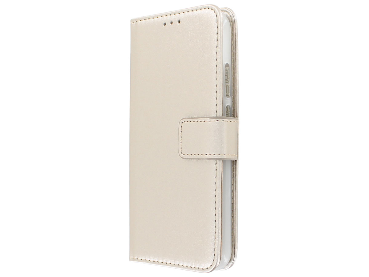 Bookcase Wallet Goud - Huawei P20 Lite hoesje