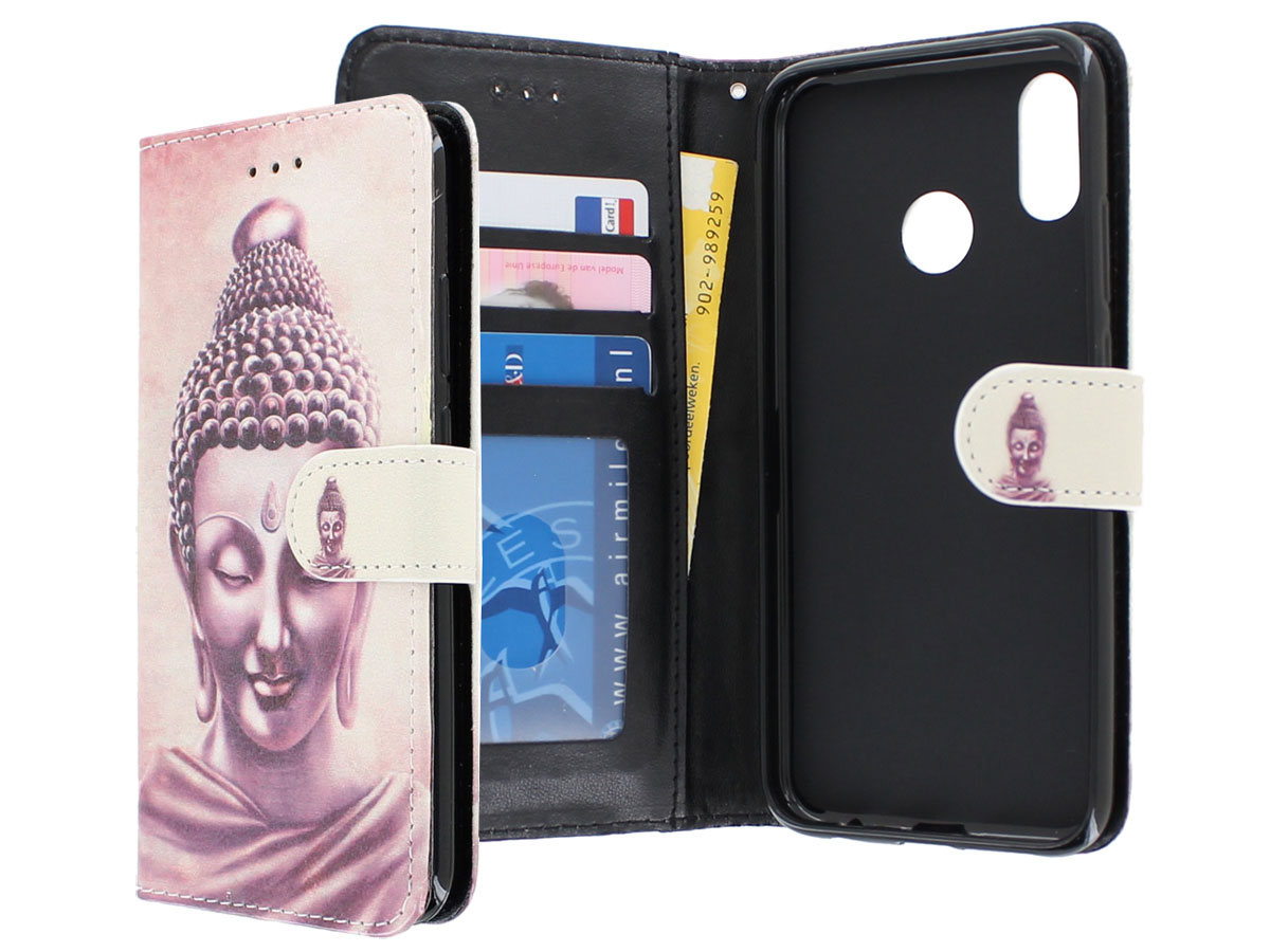 Boeddha Bookcase - Huawei P20 Lite hoesje