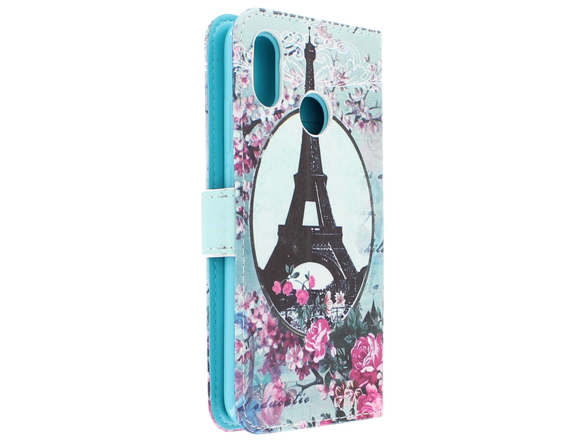 Retro Paris Bookcase - Huawei P20 Lite hoesje