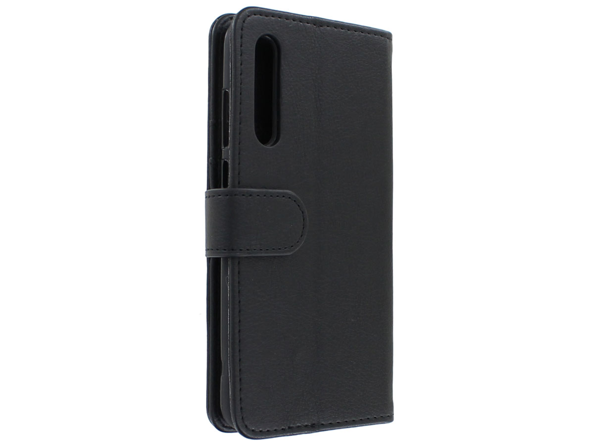Zipper Wallet Case Zwart - Huawei P20 Pro hoesje