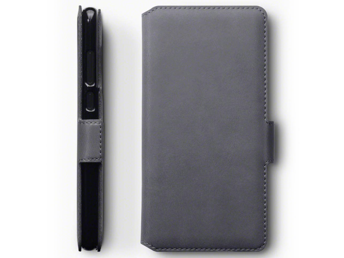 CaseBoutique Leather Case Grijs Leer - Huawei P30 hoesje