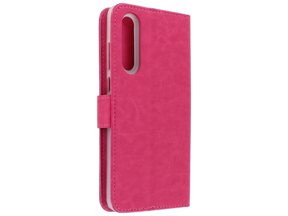 Bookcase Mapje Roze - Huawei P30 hoesje