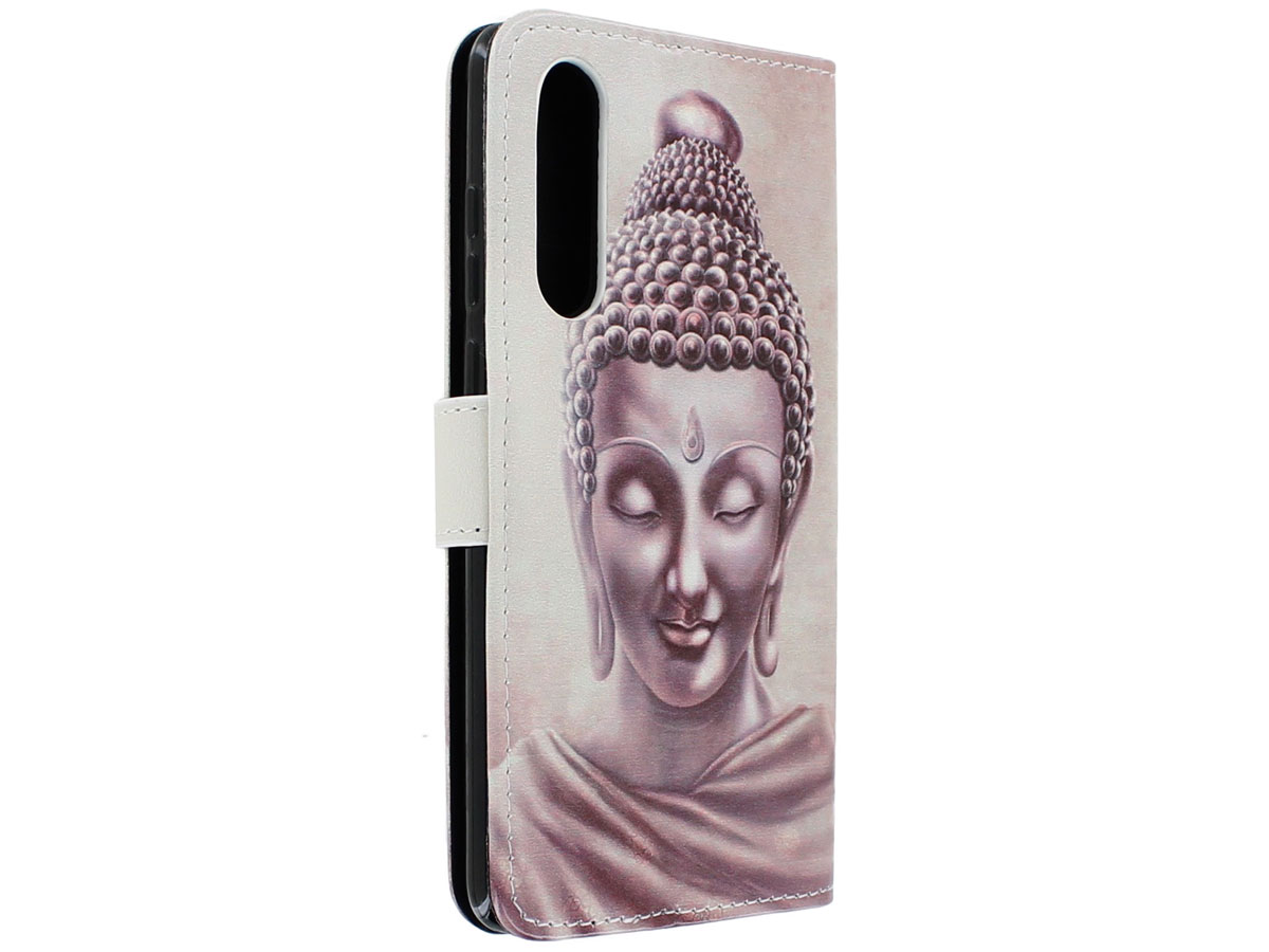 Bookcase Mapje Boeddha Print - Huawei P30 hoesje