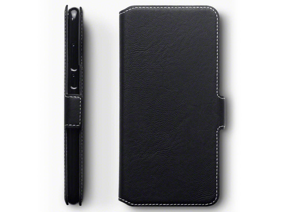 CaseBoutique Slim Book Case Zwart - Huawei P30 Lite hoesje