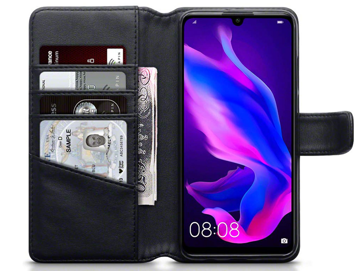 CaseBoutique Wallet Case Leer - Huawei P30 Lite hoesje
