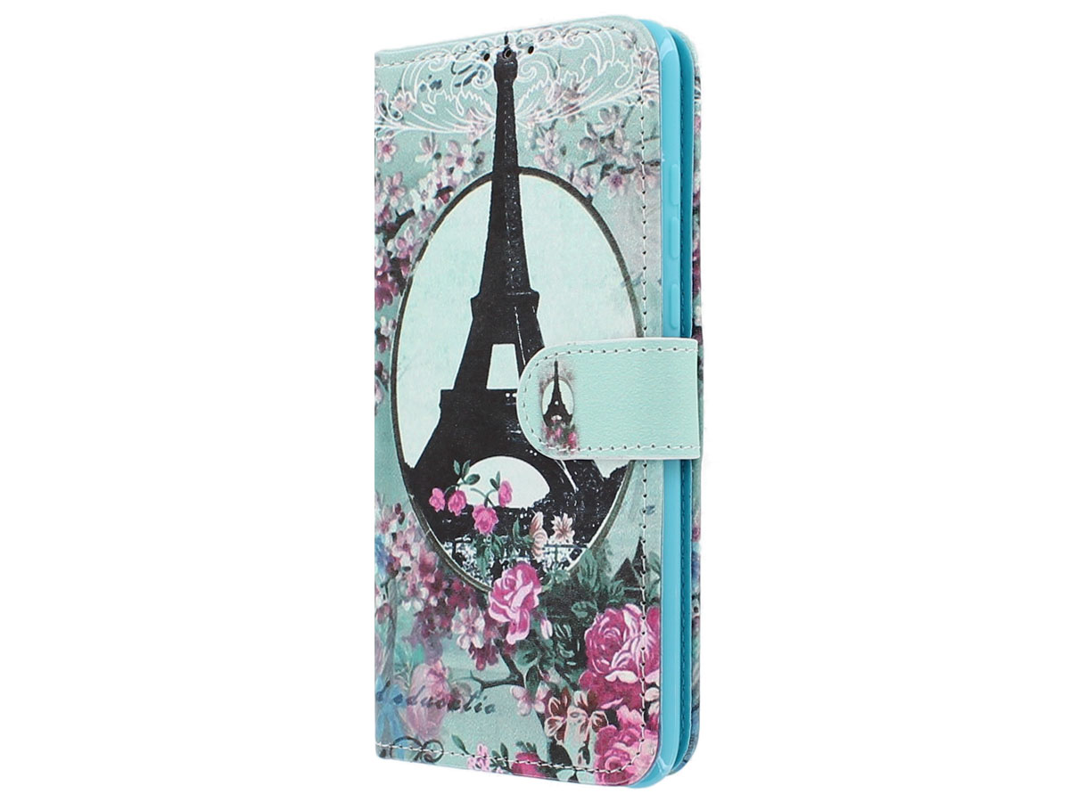 Book Case Mapje Parijs Eiffeltoren - Huawei P30 Lite hoesje