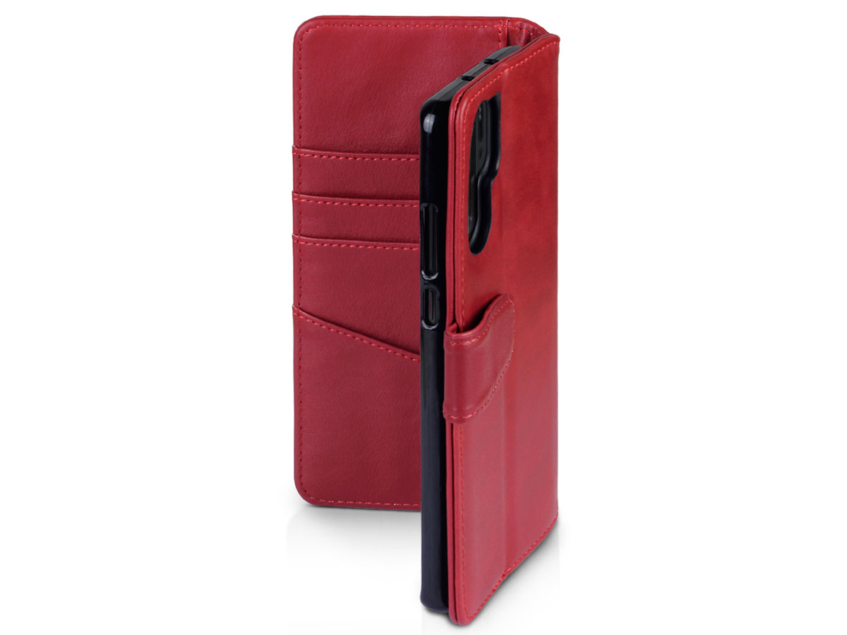 CaseBoutique Leather Wallet Rood Leer - Huawei P30 Pro hoesje