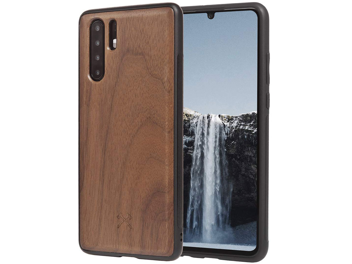 Woodcessories EcoBump Walnut - Huawei P30 Pro hoesje