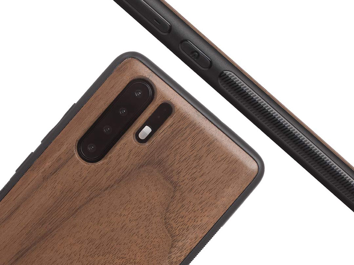 Woodcessories EcoBump Walnut - Huawei P30 Pro hoesje