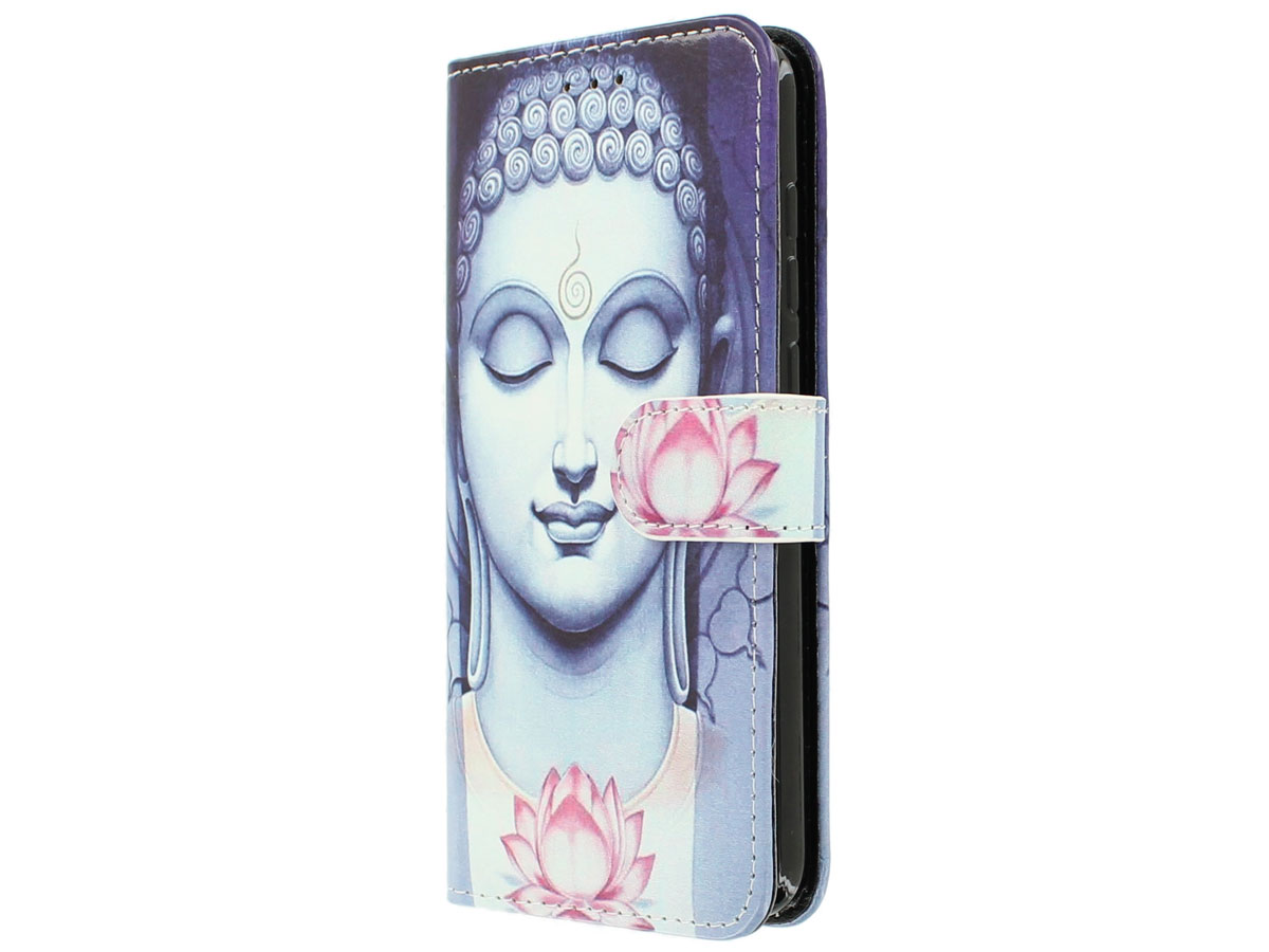 Boeddha Lily Bookcase - Huawei P8 Lite 2017 hoesje