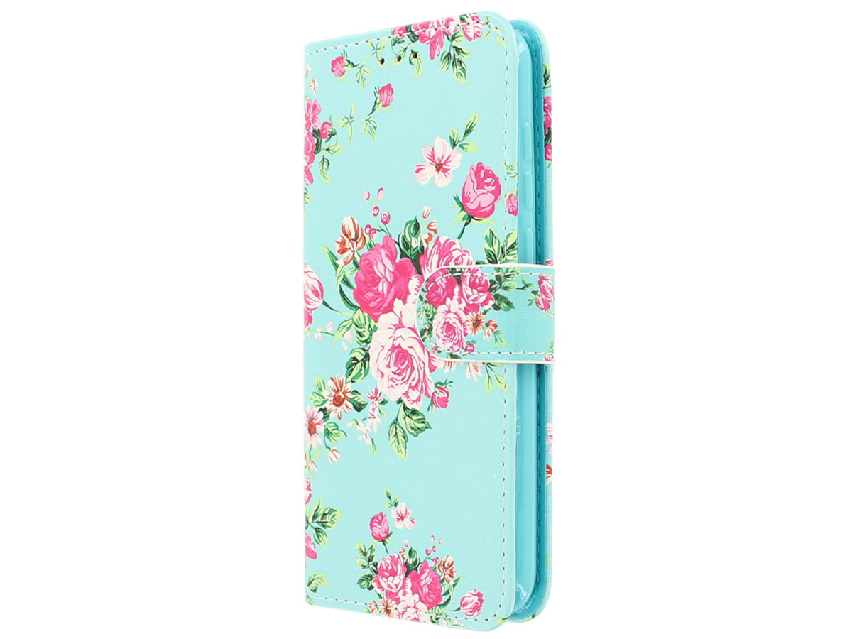 Flower Bookcase - Huawei P8 Lite 2017 hoesje