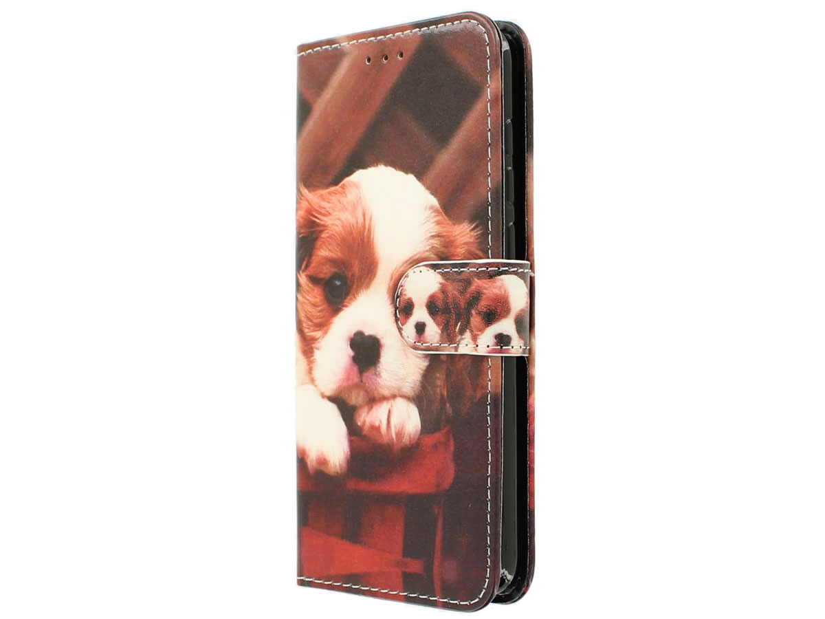 Puppy Dog Bookcase - Huawei P8 Lite 2017 hoesje