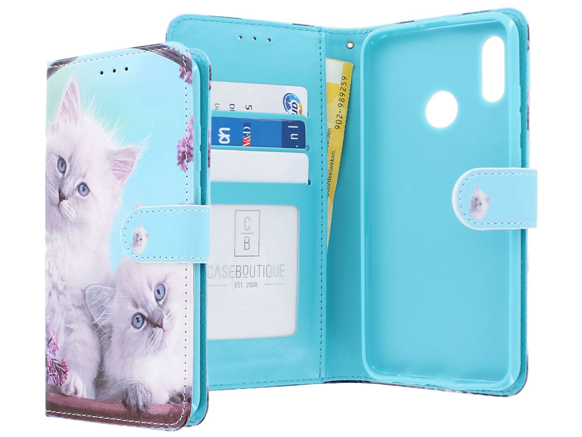 Poezen Katten Book Case - Huawei P Smart 2019 hoesje