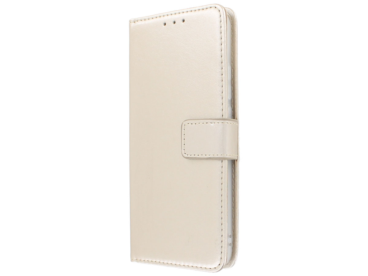 Bookcase Wallet Goud - Huawei P Smart+ hoesje