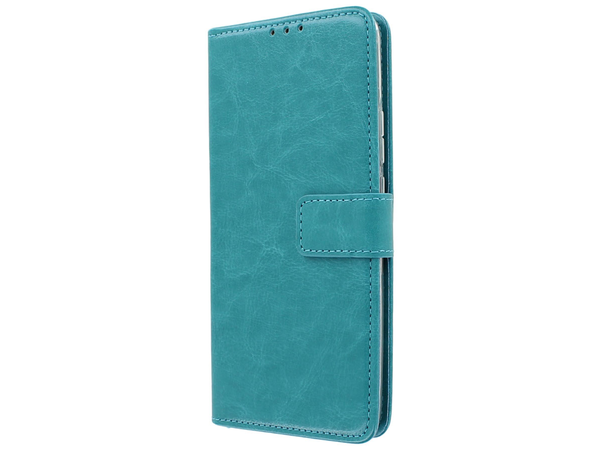 Book Case Wallet Mapje Turquoise - Huawei P Smart Z hoesje
