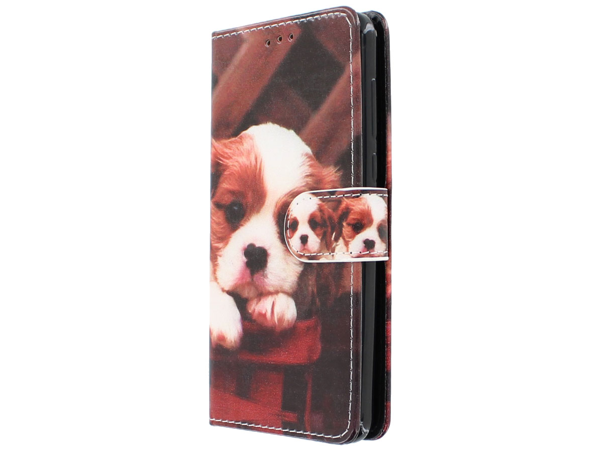 Puppy Dog Bookcase - Huawei Y6 2017 hoesje