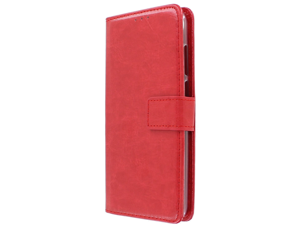 Bookcase Wallet Rood - Huawei Y6 2018 hoesje