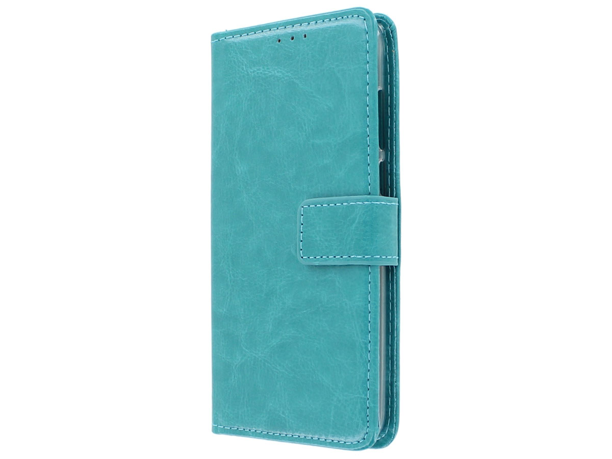 Bookcase Wallet Turquoise - Huawei Y6 2018 hoesje