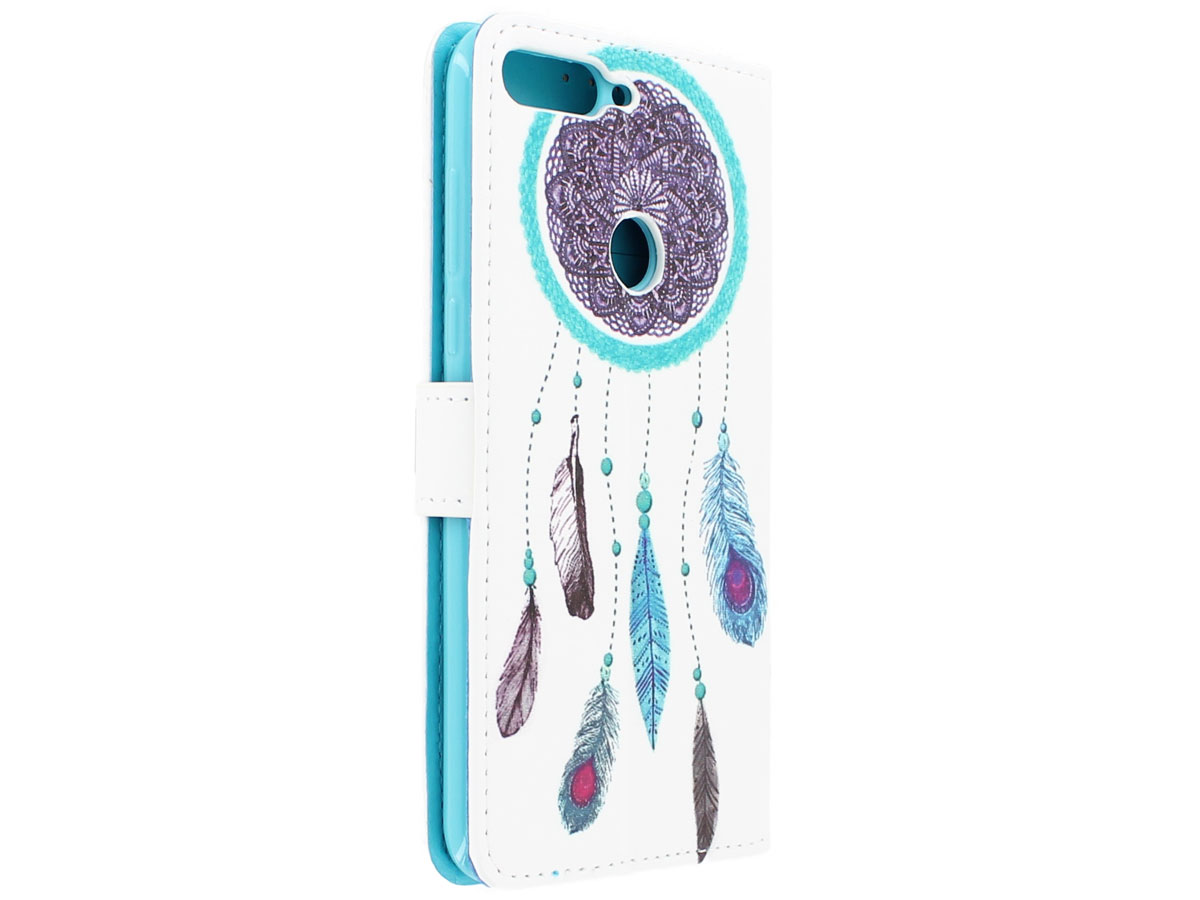 Dreamcatcher Bookcase Wallet - Huawei Y7 2018 hoesje