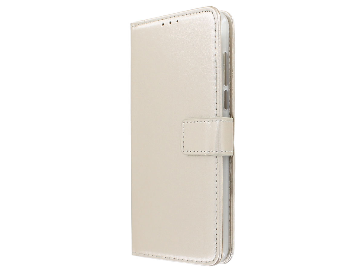 Bookcase Wallet Goud - Huawei Y7 2018 hoesje