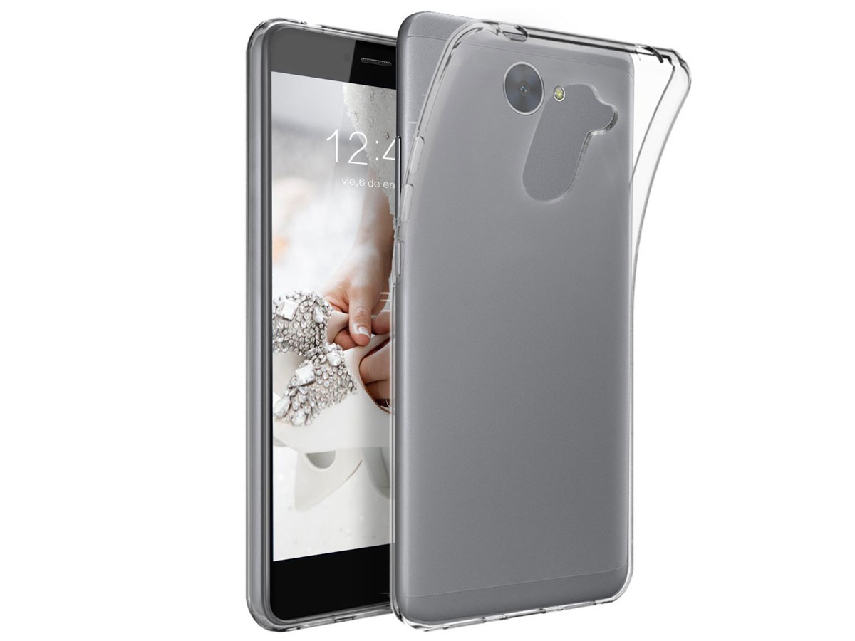 Transparante TPU Case - Doorzichtig Huawei Y7 hoesje