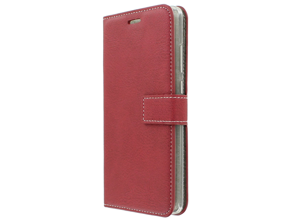 Deluxe Bookcase Flipcase - Huawei Mate 9 hoesje (Rood)