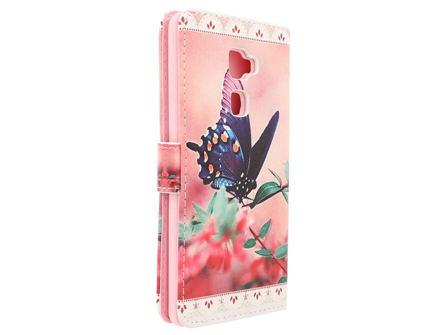 Butterfly Book Case - Huawei Mate S hoesje