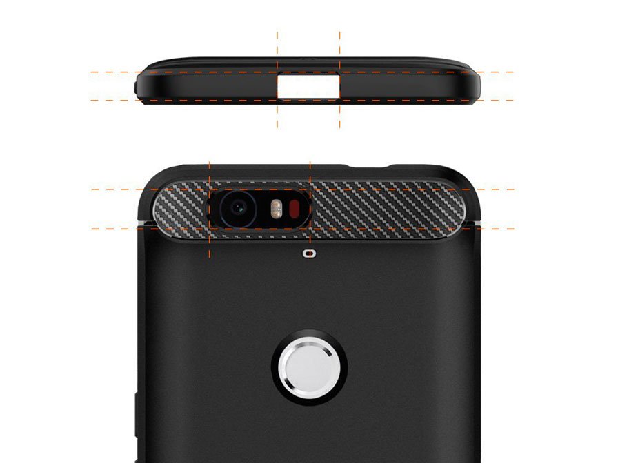 Spigen Rugged Armor Case - Huawei Nexus 6P hoesje