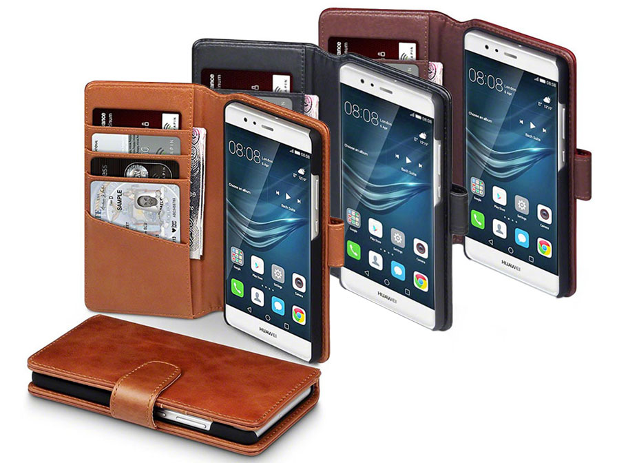 CaseBoutique Leather Bookcase - Leren Huawei P9 hoesje