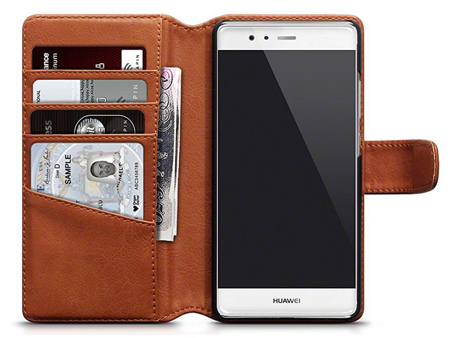 CaseBoutique Leather Bookcase - Leren Huawei P9 hoesje