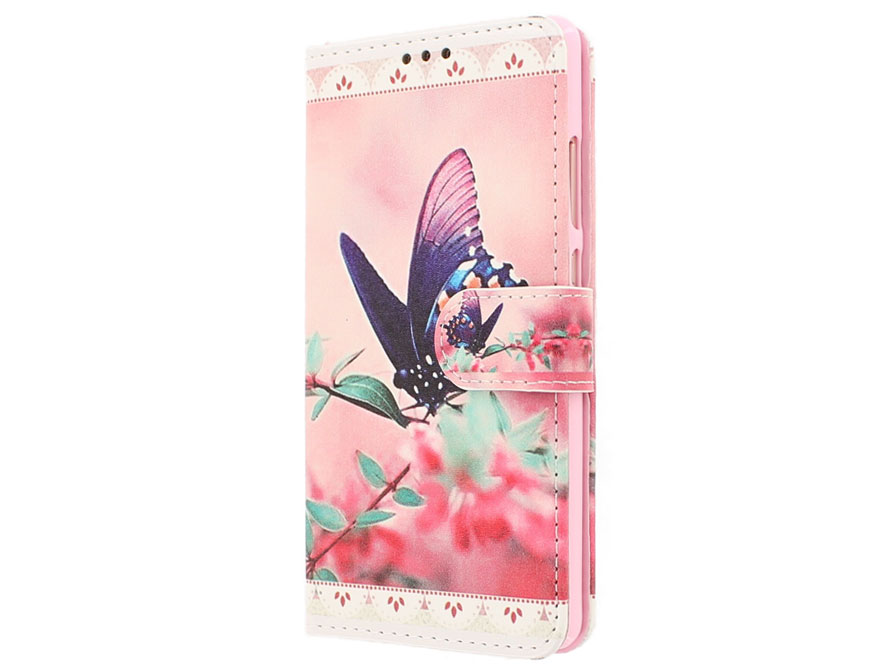 Butterfly Bookcase - Huawei P9 Hoesje