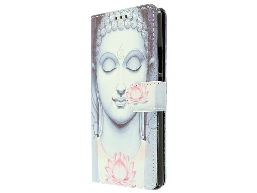 Boeddha Lily Bookcase - Huawei P9 Lite Hoesje