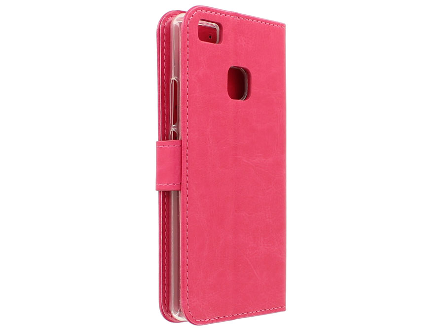 Wallet Bookcase - Huawei P9 Lite hoesje (Fuchsia)