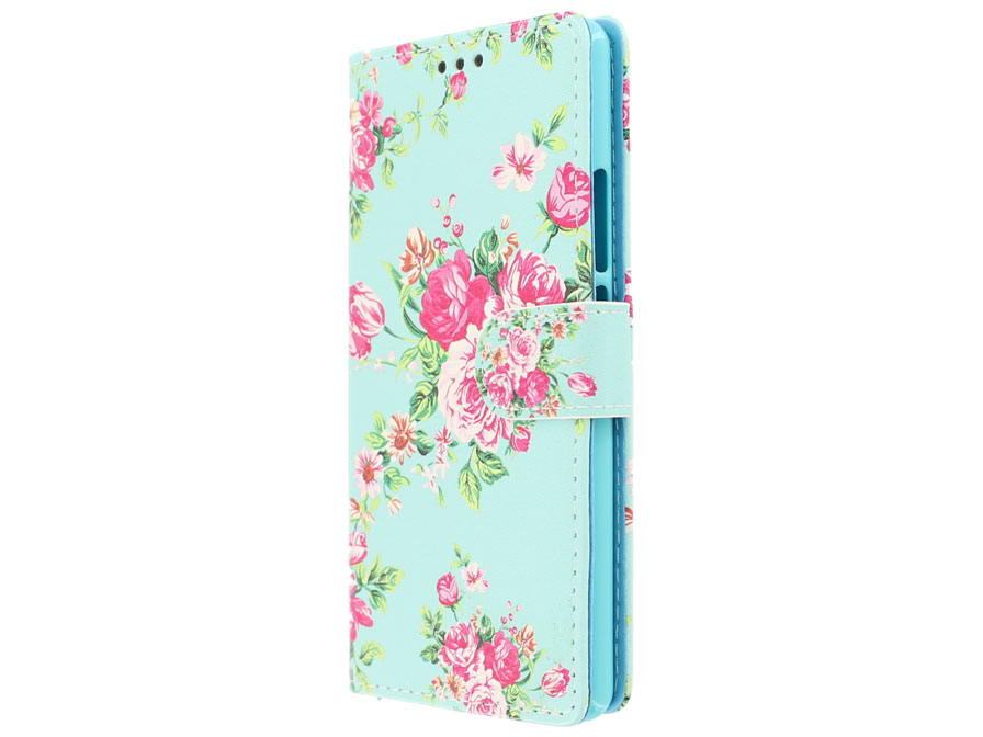 Flower Bookcase - Huawei P9 Lite Hoesje