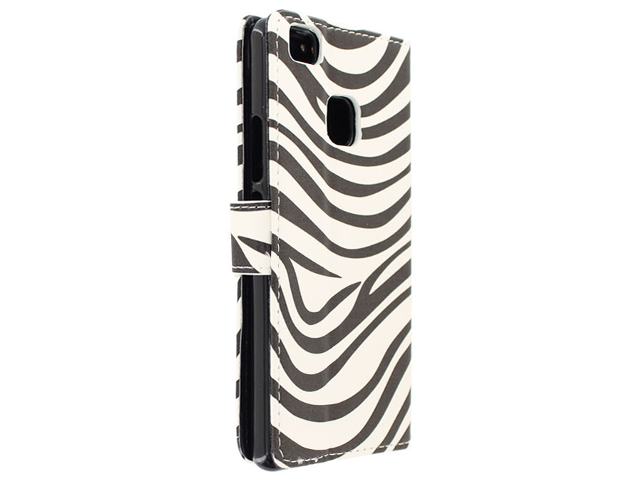 Zebra Bookcase - Huawei P9 Lite Hoesje