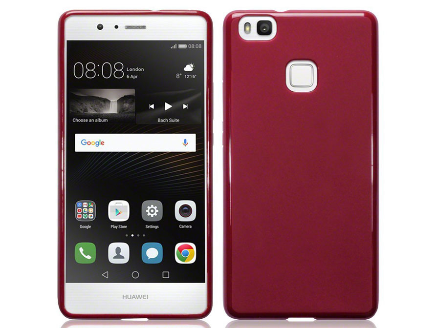 Ultraslim TPU Skin Case - Huawei P9 Lite hoesje (Rood)