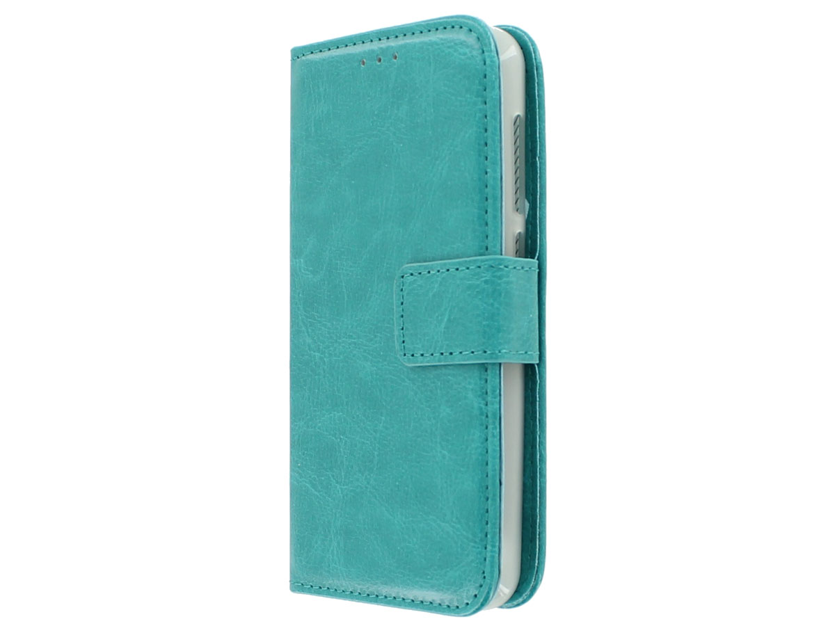 Wallet Bookcase Turquoise - Huawei Y3 II (Pro) hoesje