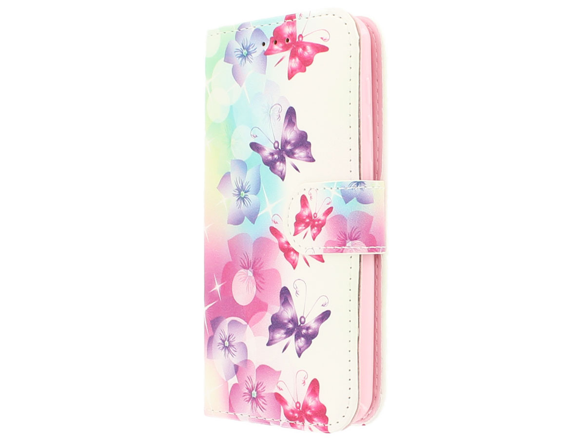 Butterflies Bookcase - Huawei Y3 II (Pro) hoesje