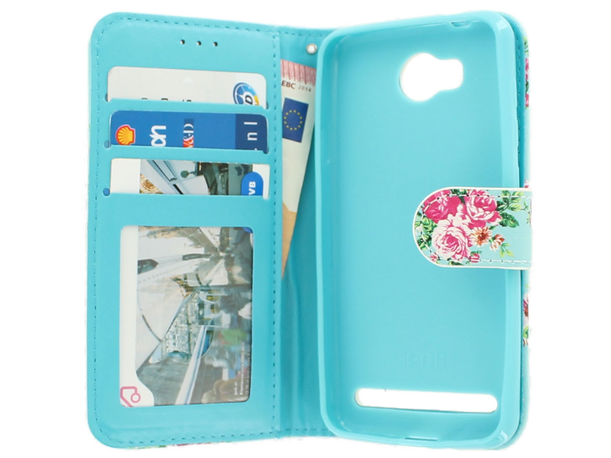 Flower Bookcase - Huawei Y3 II (Pro) hoesje