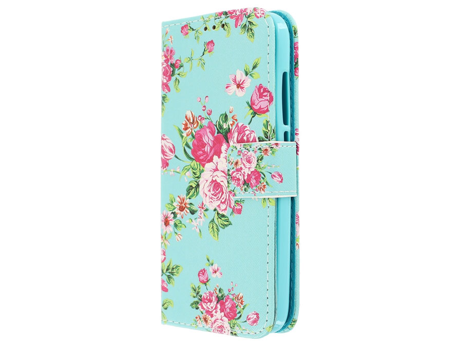 Flower Book Case - Huawei Y5 (Y560) hoesje