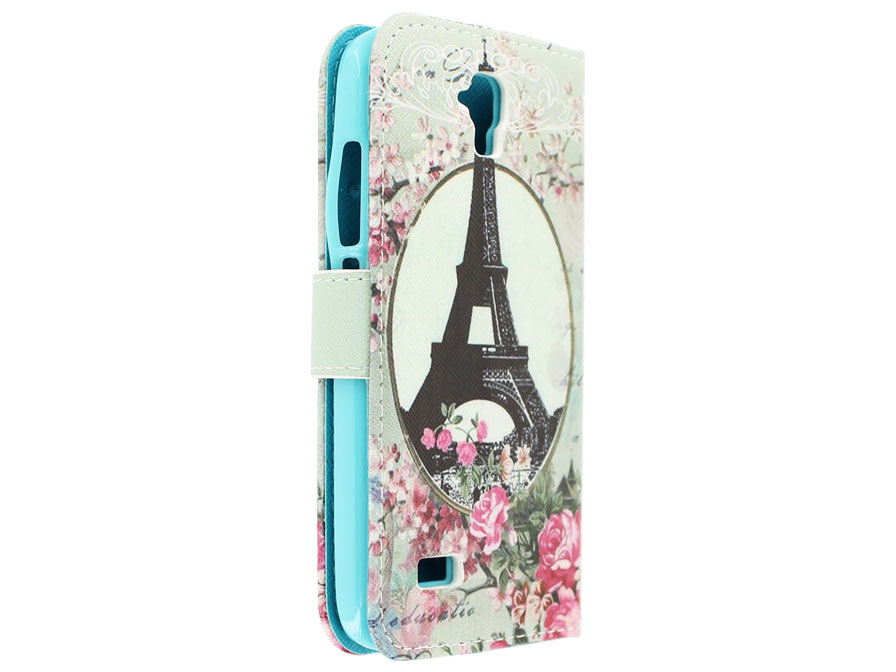 Retro Paris Book Case - Huawei Y5 (Y560) hoesje