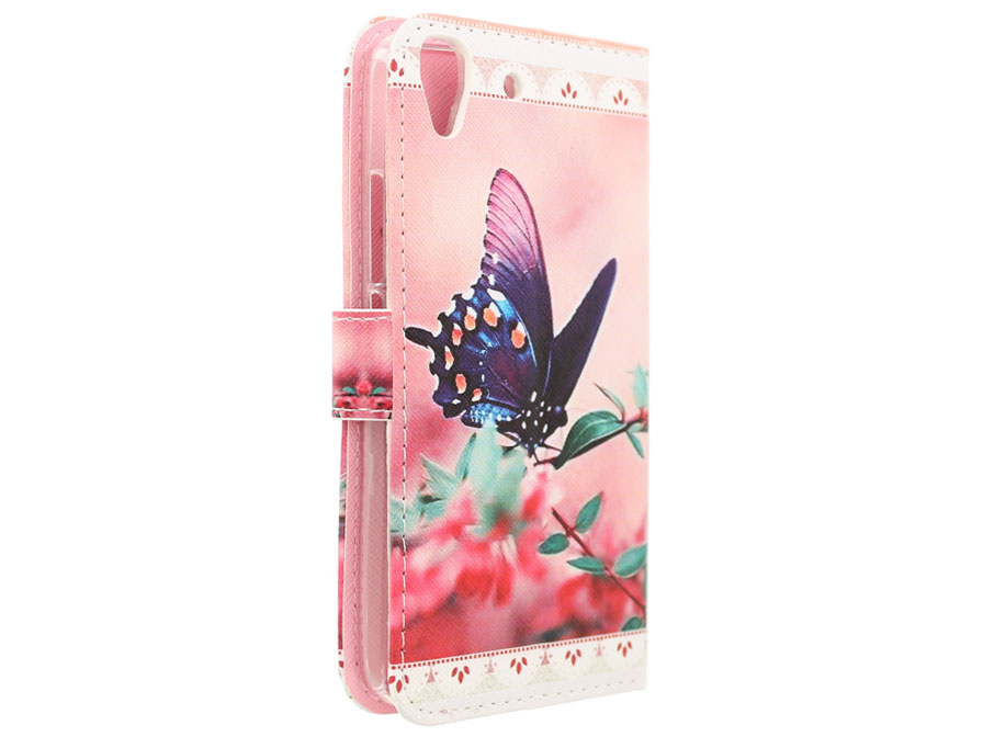 Butterfly Book Case - Huawei Y6 Hoesje