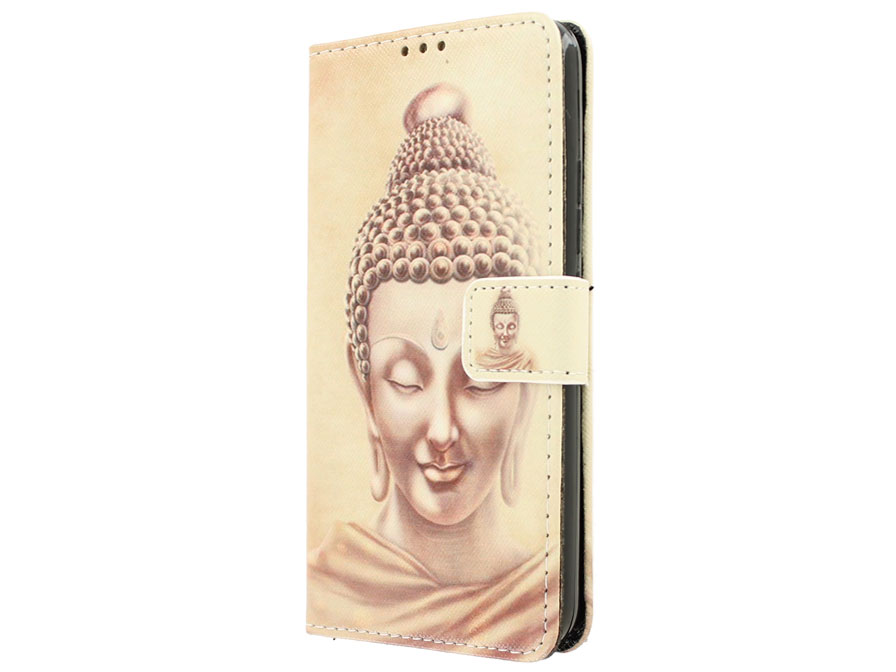 Boeddha Book Case - Huawei Y6 hoesje