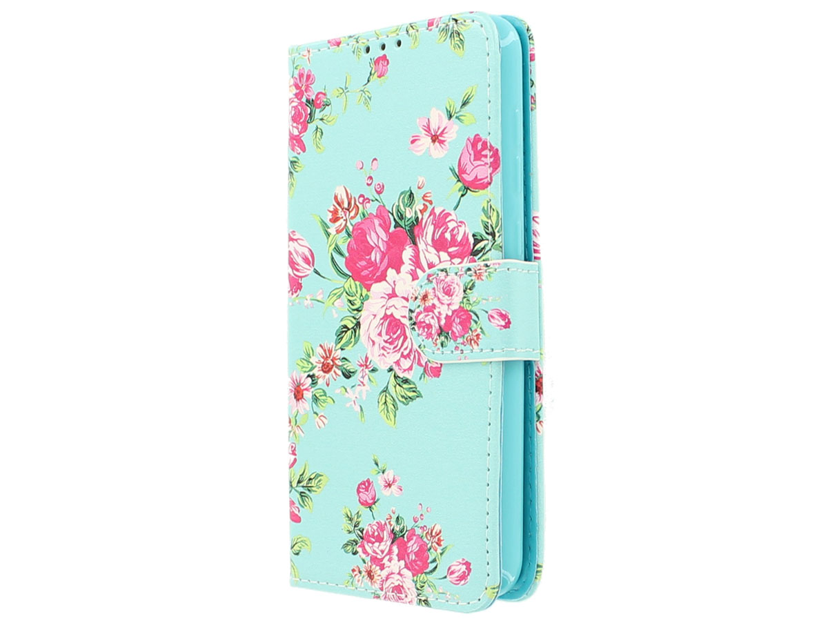 Flower Bookcase - Huawei Y5 II / Y6 II Compact hoesje