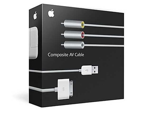 Apple Composiet AV Kabel + Adapter (MB129ZA/A) 