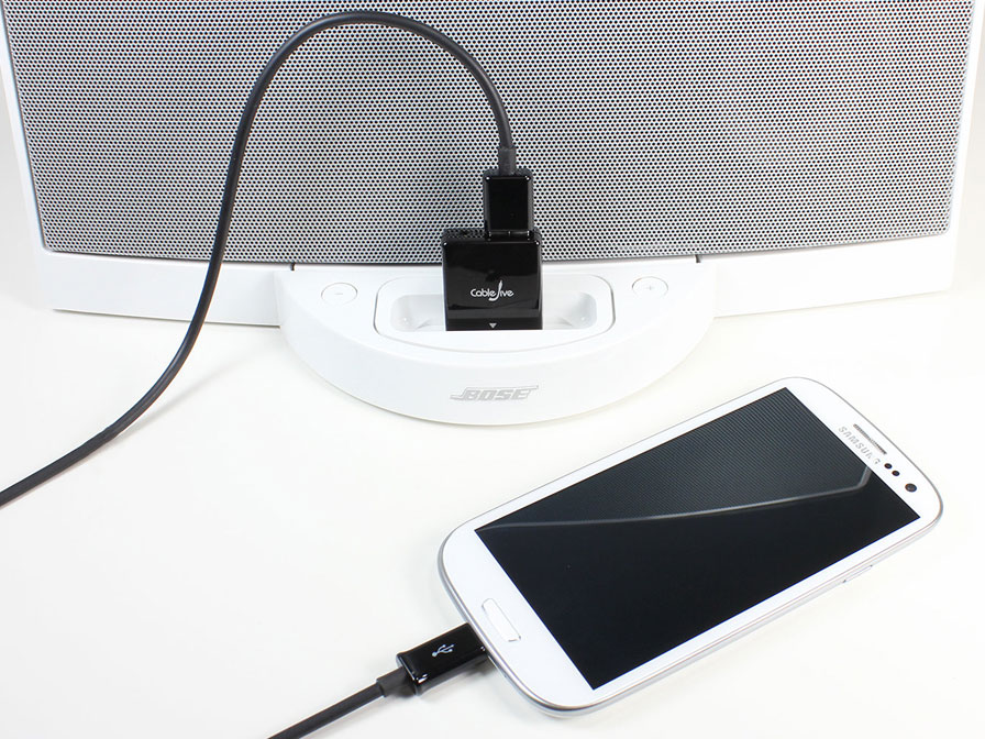 CableJive dockBoss5 - 30pin Adapter voor USB en 3,5mm