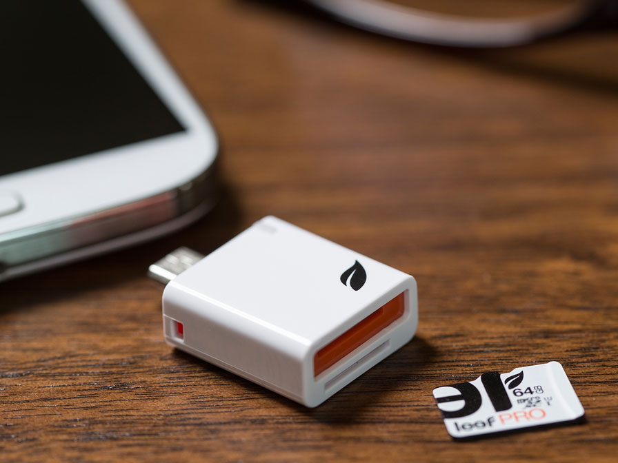 LEEF Micro-USB Kaartlezer voor Android Smartphones & Tablets