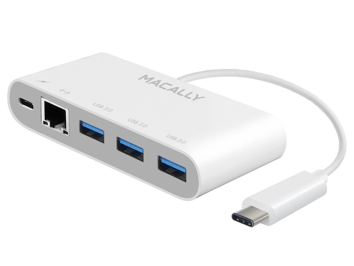 MacAlly USB-C Multiport Ethernet / USB 3.0 Adapter