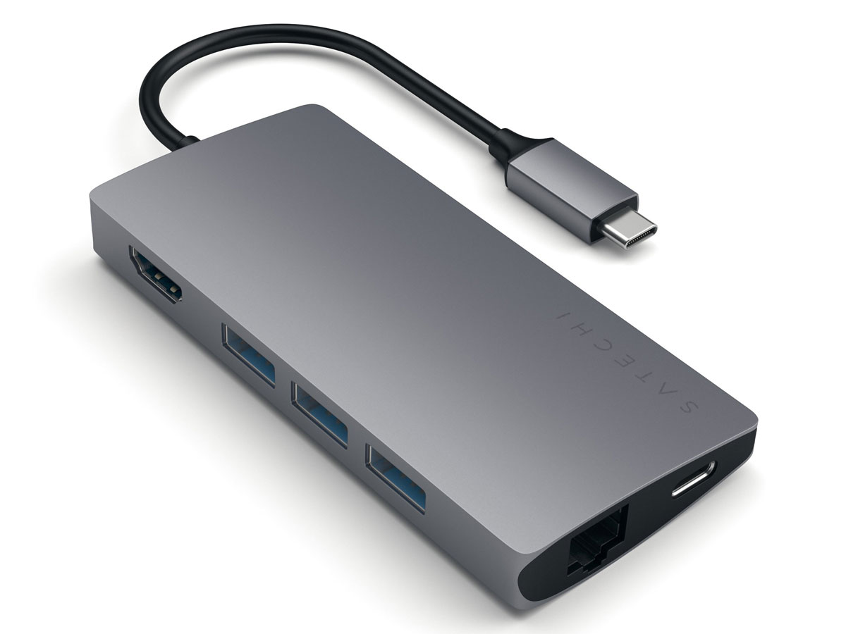 Satechi USB-C Multi-Port Hub V2 - USB HDMI Ethernet SD